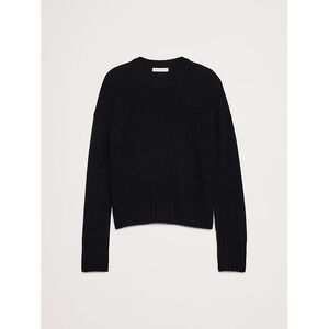 Banana Republic Black‎ Knit Cable Detail Sweater Women's Size S